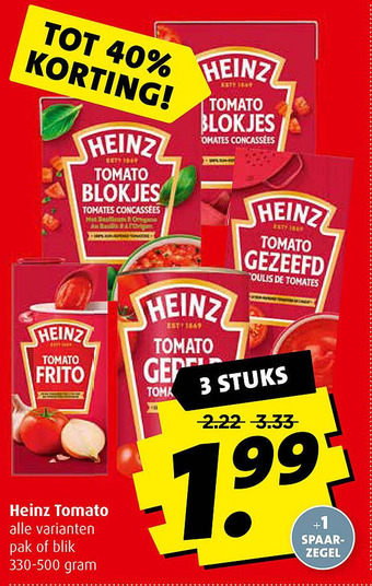 Boni Heinz Tomato aanbieding