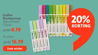 Bruna Ecoline Brushpennen aanbieding