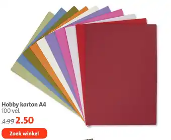 Bruna Hobby karton A4 aanbieding