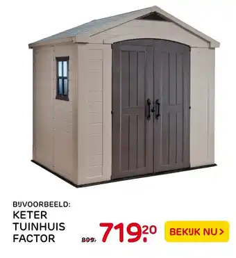 Praxis Keter Tuinhuis Factor aanbieding