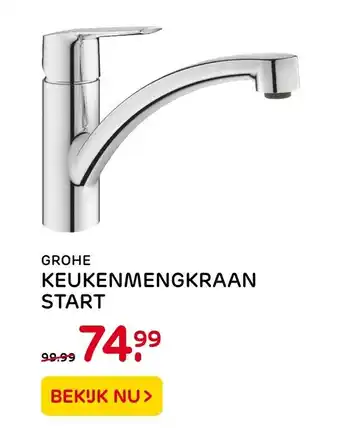 Praxis Grohe Keukenmengkraan start aanbieding