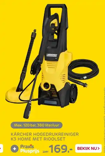 Praxis Karcher Hogedrukreiniger K3 Home met rioolset aanbieding