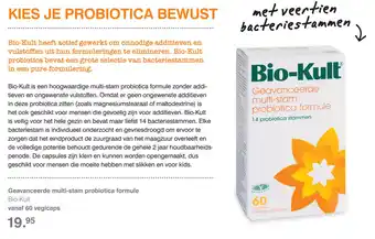 Vitaminstore Bio-Kult Geavanceerde multi-stam probiotica formule 60 vegicaps aanbieding