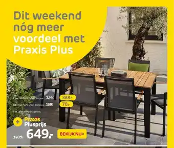 Praxis Central Park tafel Limoux aanbieding