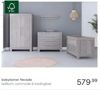 Baby & Tiener Babykamer Nevada aanbieding