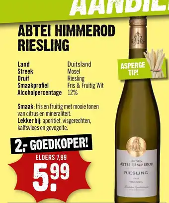 Dirck 3 Abtei Himmerod Riesling aanbieding