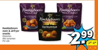 Albert Heijn Kwekkeboom oven & airfryer snacks aanbieding