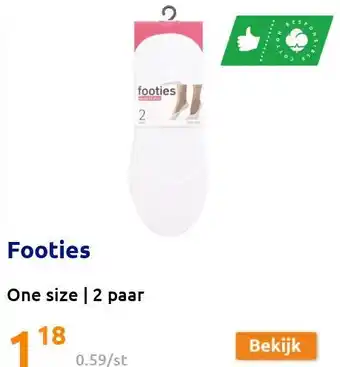 Action Footies aanbieding