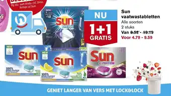 Hoogvliet Sun vaatwastabletten 2 stuks aanbieding