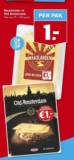 Hoogvliet Maaslander of old amsterdam 75-100 gram aanbieding