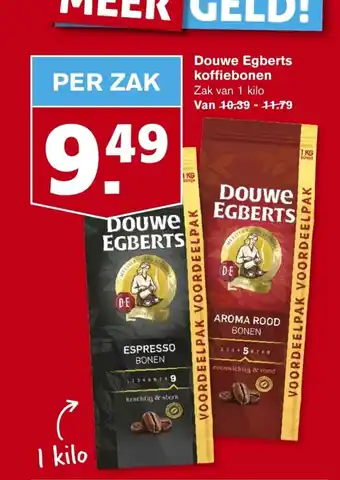 Hoogvliet Douwe egberts koffiebonen aanbieding