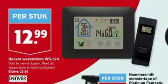 Hoogvliet Denver weerstation WS-520 aanbieding