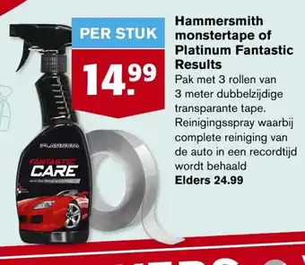 Hoogvliet Hammersmith monstertape of platinum fantastic result aanbieding