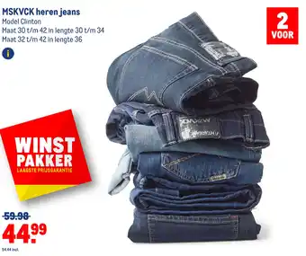 Makro MSKVCK heren jeans Model Clinton aanbieding