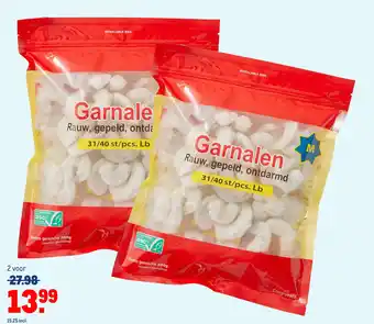 Makro Rauwe garnalen ASC Gepeld en ontdarmd aanbieding
