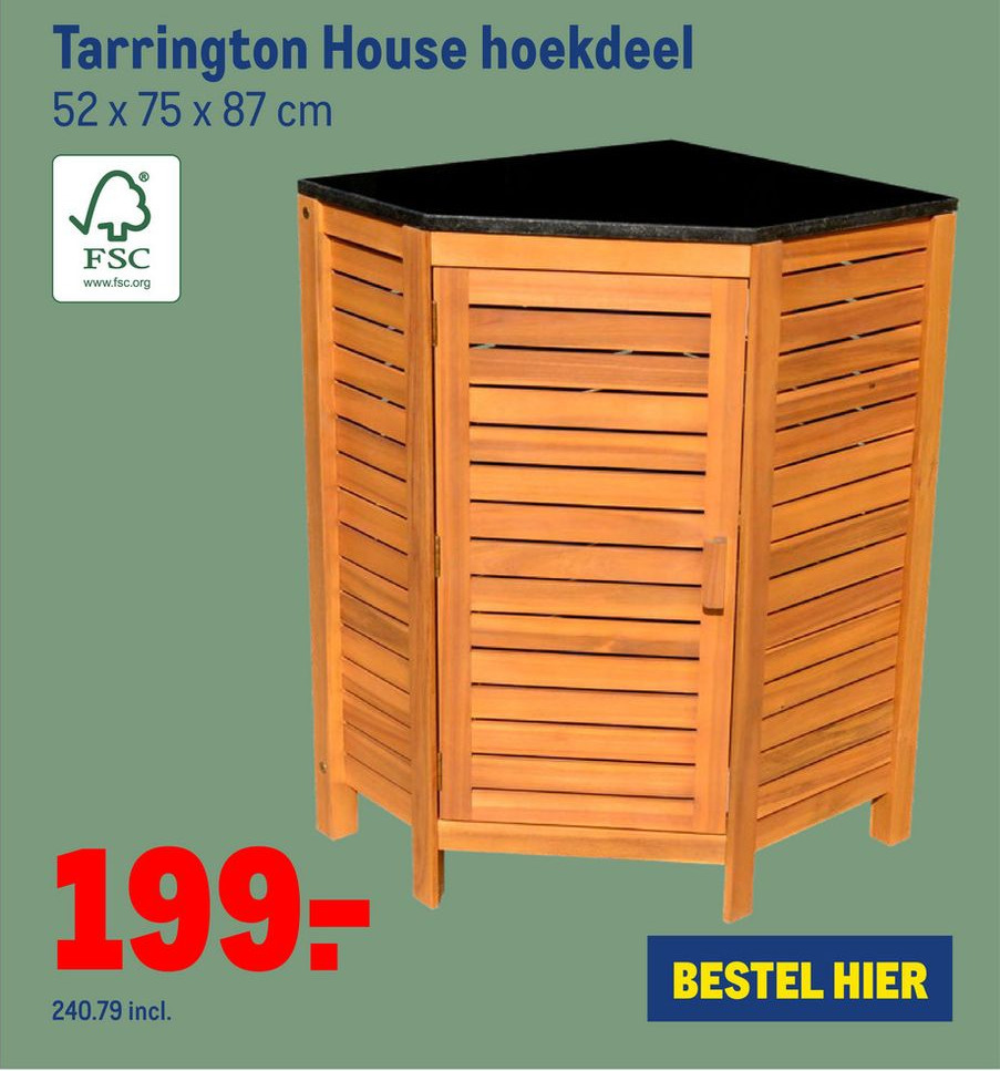 Tarrington House hoekdeel aanbieding bij Makro