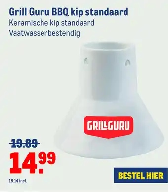 Makro Grill Guru BBQ kip standaard aanbieding