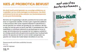 Vitaminstore Geavanceerde multi-stam probiotica formule Bio-Kult aanbieding