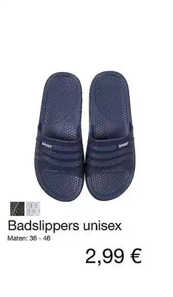 Kik Badslippers unisex aanbieding