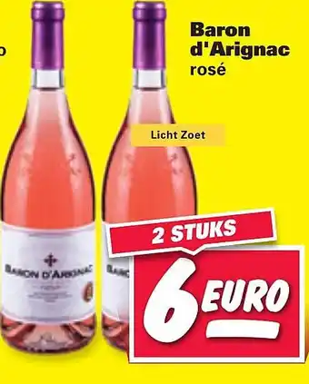 Nettorama Baron d'Arignac rosé aanbieding