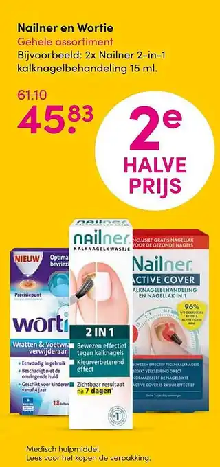 DA Nailner en Wortie Gehele assortiment aanbieding