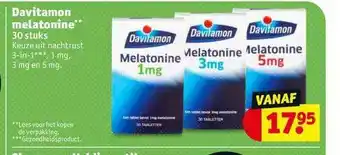 Kruidvat Davitamon Melatonine aanbieding