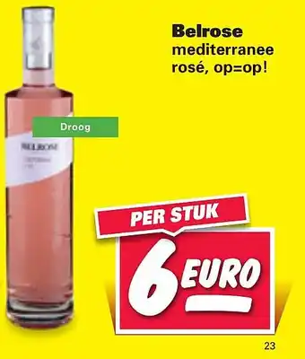 Nettorama Belrose mediterranee rosé aanbieding