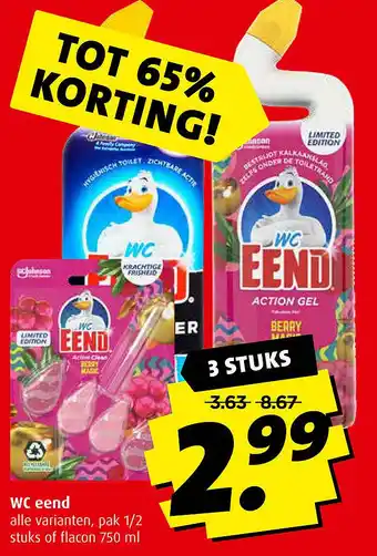 Boni WC eend aanbieding