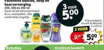 Kruidvat Palmolive Douche, Zeep En Haarverzorging aanbieding