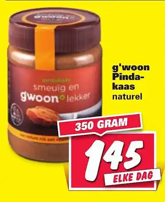 Nettorama G'woon Pindakaas aanbieding