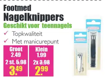 Gezond & Wel Footmed Nagelknippers aanbieding