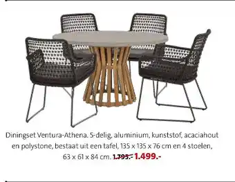 Intratuin Diningset Ventura-Athena aanbieding