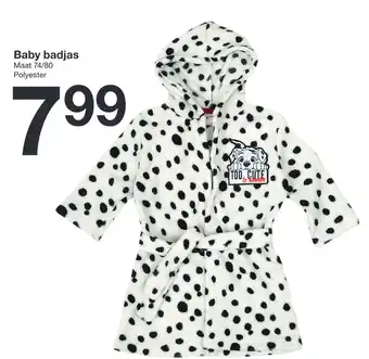 Zeeman Baby badjas aanbieding