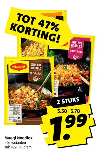 Boni Maggi Noodles aanbieding