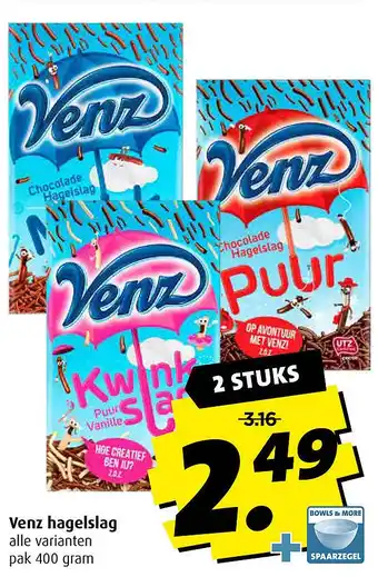 Boni Venz hagelslag aanbieding