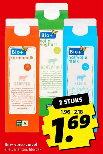 Boni Bio+ verse zuivel aanbieding