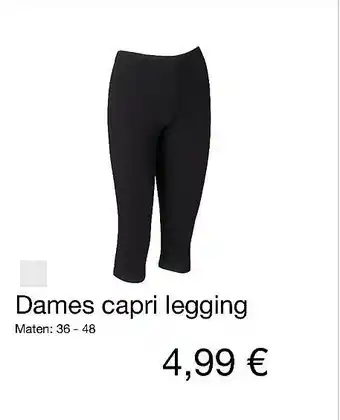 Kik Dames capri legging aanbieding