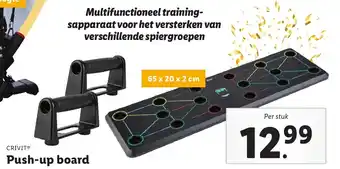 Lidl Crivit Push-up board 65 x 20 x 2 cm aanbieding