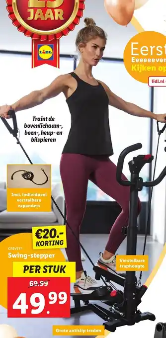 Lidl Crivit Swing-stepper aanbieding