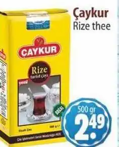 Sahan Supermarkten Çaykur rize thee 500 gram aanbieding