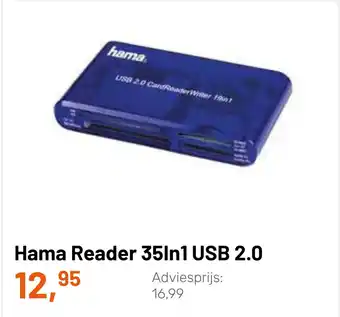 Kamera Express Hama Reader 35ln1 USB 2.0 aanbieding