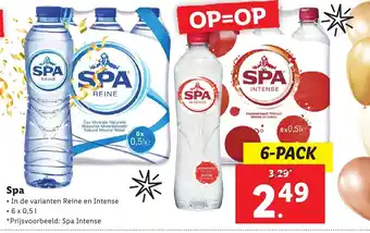 Lidl Spa aanbieding