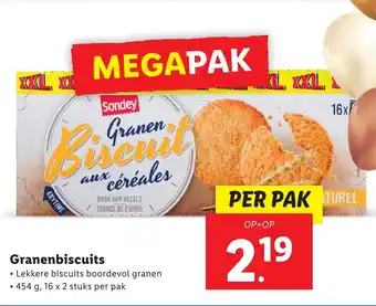 Lidl Granenbiscuit 454g aanbieding