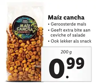 Lidl Maiz cancha 200g aanbieding