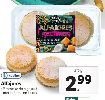 Lidl Alfajores 210g aanbieding