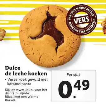 Lidl Dulce de leche koeken aanbieding