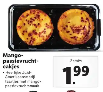 Lidl Mango- passievrucht-cakjes aanbieding