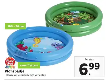 Lidl Plonsbadje aanbieding