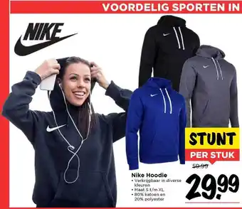 Vomar Voordeelmarkt Nike Hoodie aanbieding