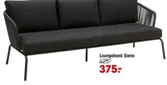 Kwantum Loungebank Siena aanbieding